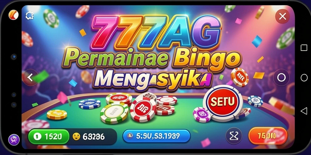 Tampilan gameplay Bingo yang seru di 777AG.
