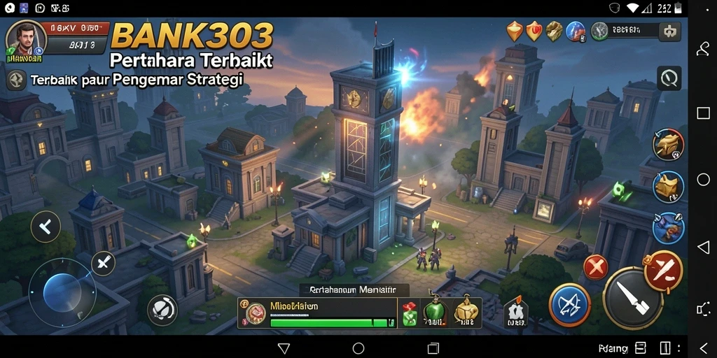 Tangkapan layar BANK303 menampilkan gameplay Strategi Tower Defense yang menarik.