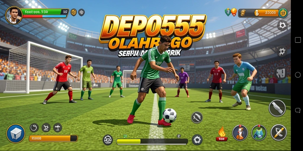 Tampilan menarik dari gameplay DEPO555 yang penuh aksi olahraga.