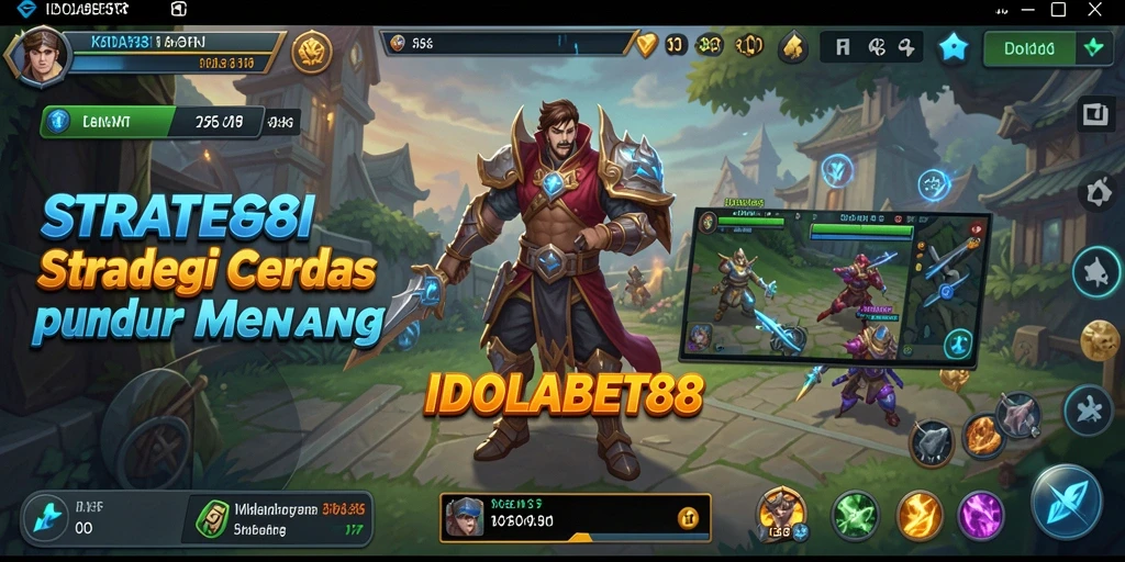 Tangkapan layar gameplay <strong>IDOLABET88</strong> menunjukkan pertempuran strategis yang intens.