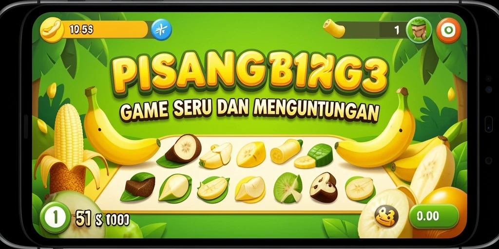 Tampilan permainan Bingo PISANG123 yang menarik dan interaktif.