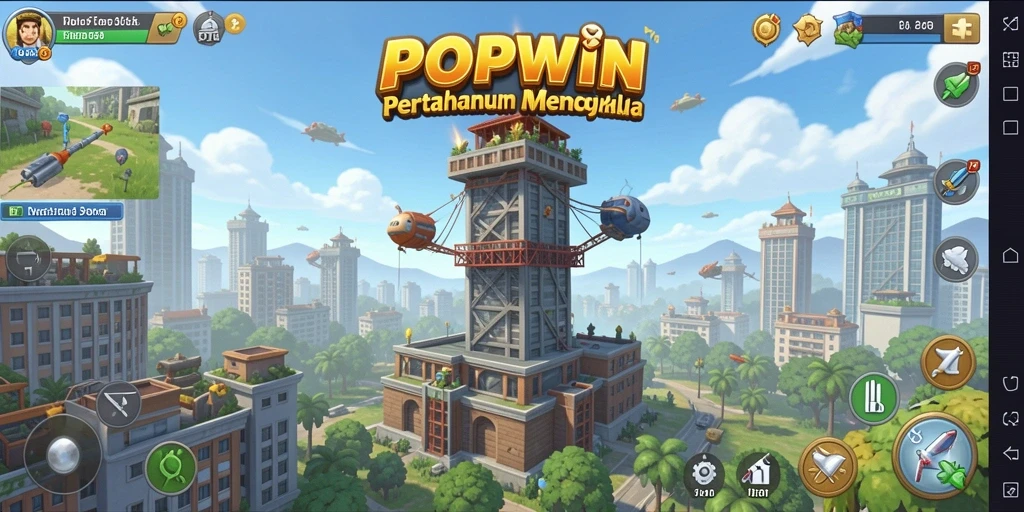 Gameplay menarik dengan pertahanan menara yang strategis.