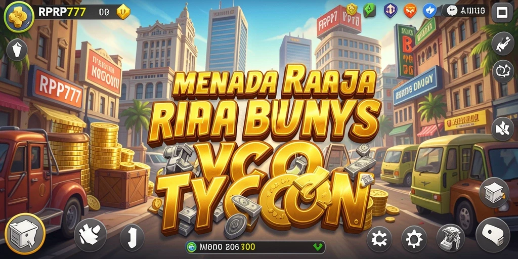 Tampilan gameplay RPRP777 yang seru dalam dunia Tycoon.