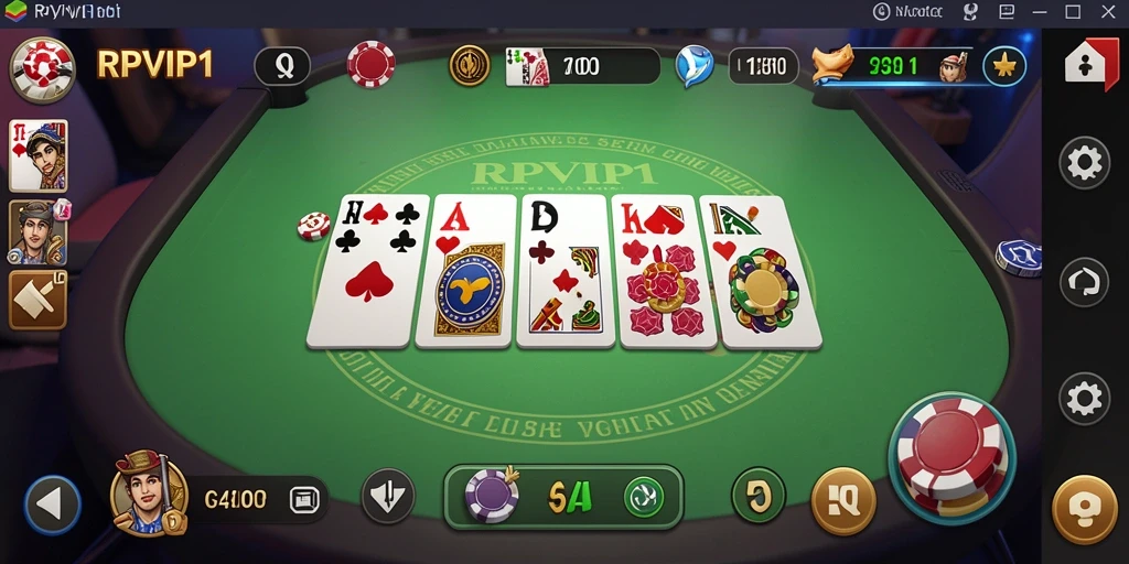 Gameplay RPVIP1 yang seru dan interaktif dalam permainan Domino.