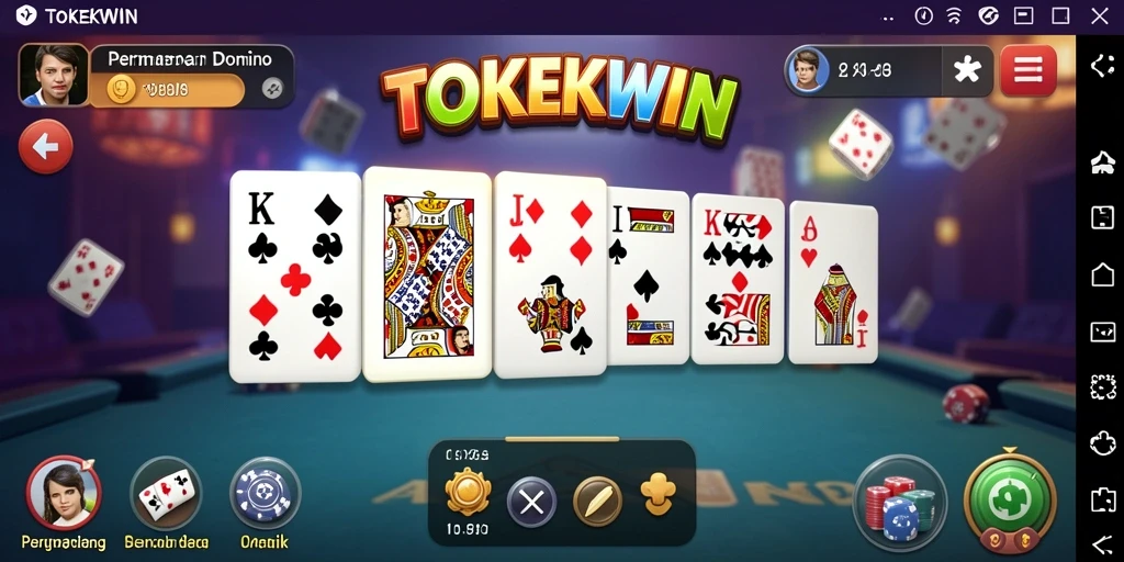 Screenshot gameplay TOKEKWIN yang seru dan menyenangkan.